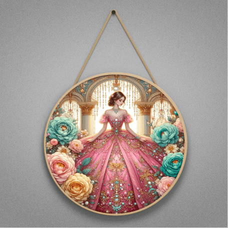 Princess Wall Decor Wooden Wall Hanging