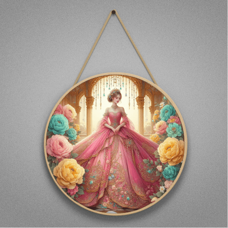 Princess Wall Decor Wooden Wall Hanging