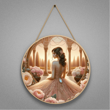 Princess Wall Decor Wooden Wall Hanging