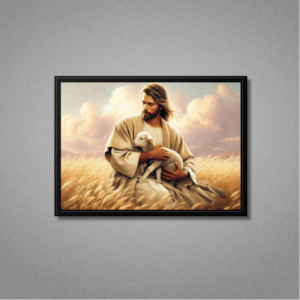 Jesus and Shepherd Wall Art