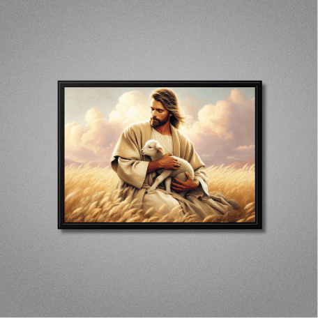 Jesus and Shepherd Wall Art