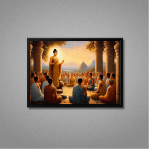 Buddha Teaching Wall Art