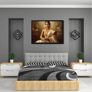 Beautiful Kerala Lady Wall Art