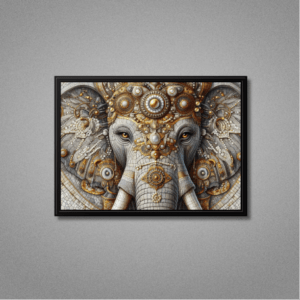 Elephant 3D Wall Art